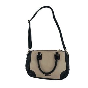 Steve Madden Cream Black Shoulder Hand Bag Purse